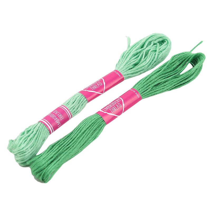 Cross Stitch Thread Unique Style Embroidery Thread Diy Hand-Sewn Strand Process Gradient Embroidery Thread