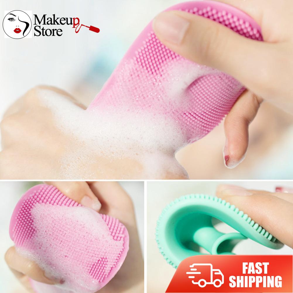 Silicone Wash Brushes Pad Blackhead Face Exfoliating Cleansing Brushes Facial Skin Care Beauty Makeup Tools