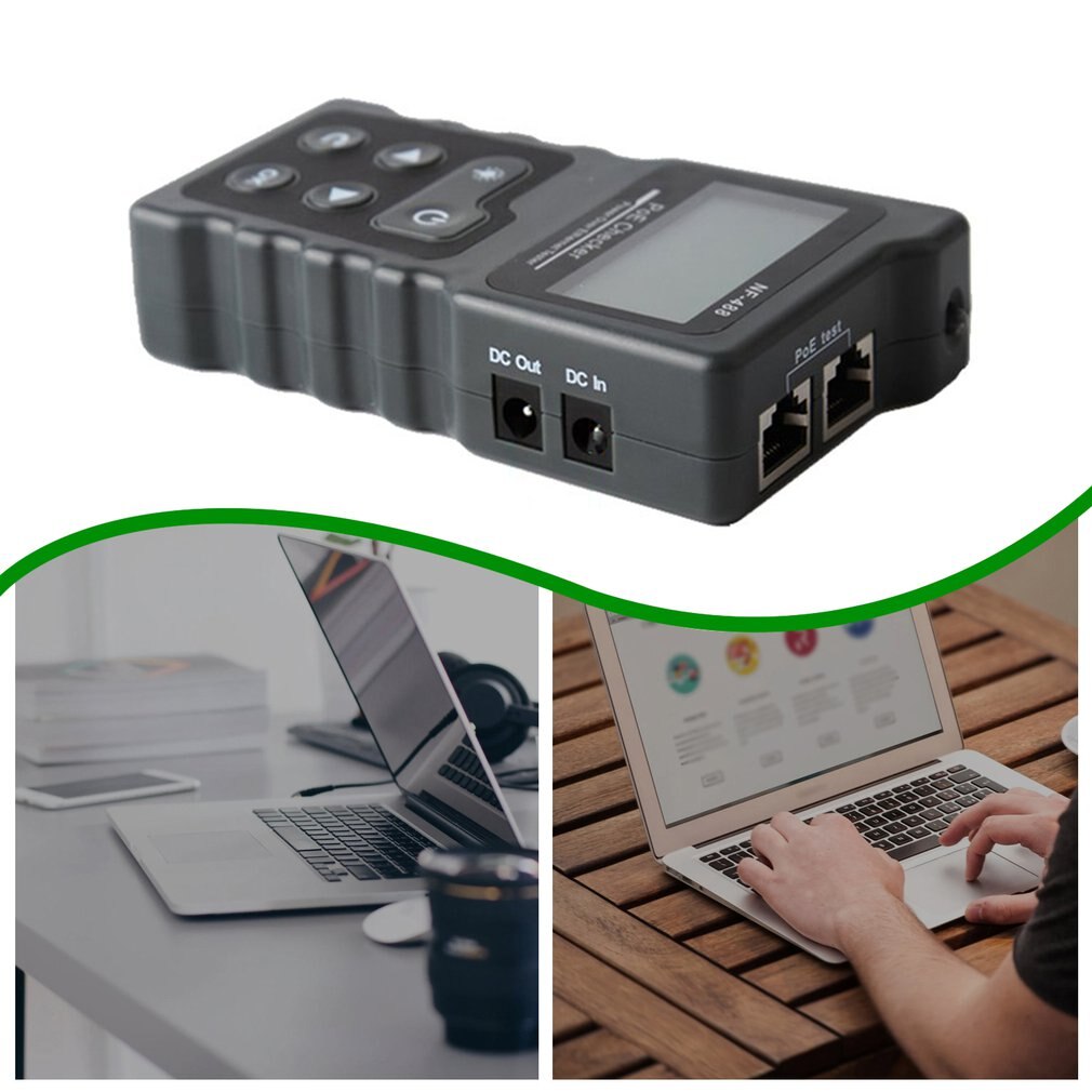 Nf-488 Network Tester Checker Test Power Over The Ethernet Cat5 Cat6 Lan Tester Network Detection Tool