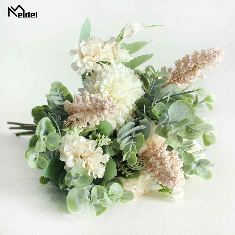 DuHouse 10 stuks kunstmatige zijden rozen bloemen enkele lange steel nep roos boeket voor bruiloft thuis feest decoratie centerpieces (blauw