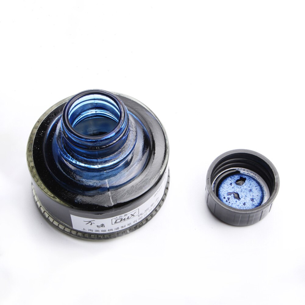 50ml Smooth Writing Fountain Pen Ink Glass Bottle Student Stationery School Office Supplies