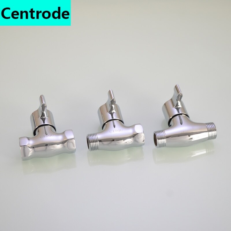 1/2IN Thread inner and outer wire straight valve brass angle valve open valve DN15 water pipe valve switch
