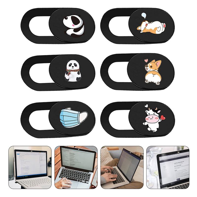 6Pcs Webcam Cover Privacy Beschermhoes Mobiele Computer Lens Camera Cover Anti-gluren Protector Sluiter Slider