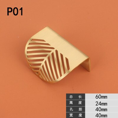 1Pc Messing Meubels Handgrepen Natuurlijke Verse Licht Luxe Gouden Vlinder Trekt Kledingkast Dressoir Kast Kast Lade Knoppen: 1