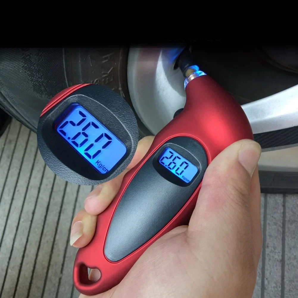 Neues hochpräzises digitales Reifendruck messgerät hintergrund beleuchtetes LCD-Anzeige 150psi Hand-Autoreifen-Luft messer für LKW