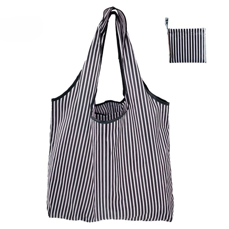 Mode Pocket Opvouwbare Eco Zakken Grote Capaciteit Herbruikbare Boodschappentas Dames Tote 50lb Wasbare Reistas: Bruin