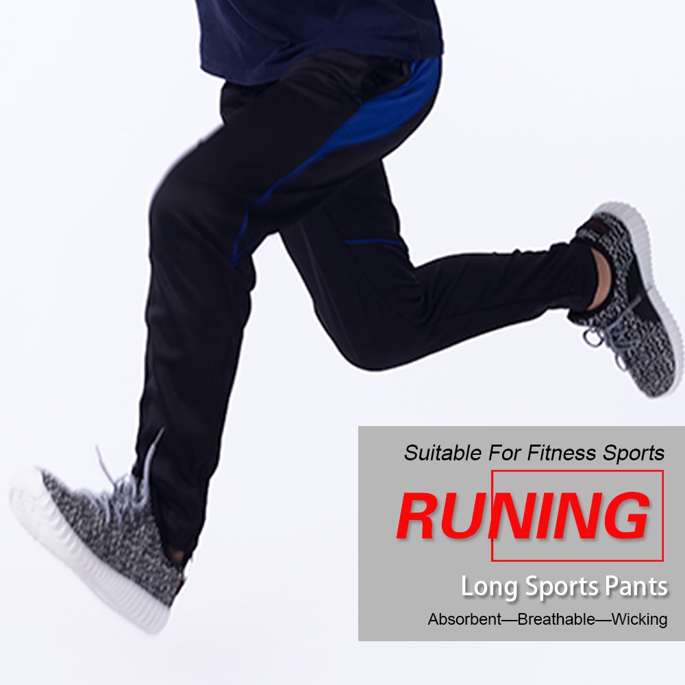 Løbebukser til mænd tilspidsede joggingbukser i slim fit med lommesport jogging basketball klatring træning fitness afslappede bukser