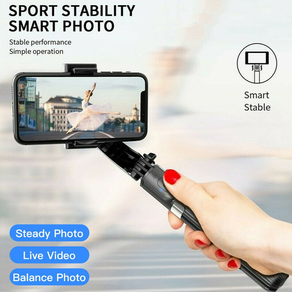 3-achsen Faltbare Handheld 360 ° Drehung Gimbal Stabilisator Smartphones Drahtlose Bluetooth Auto Clever Schießen Selfie Stock Stativ
