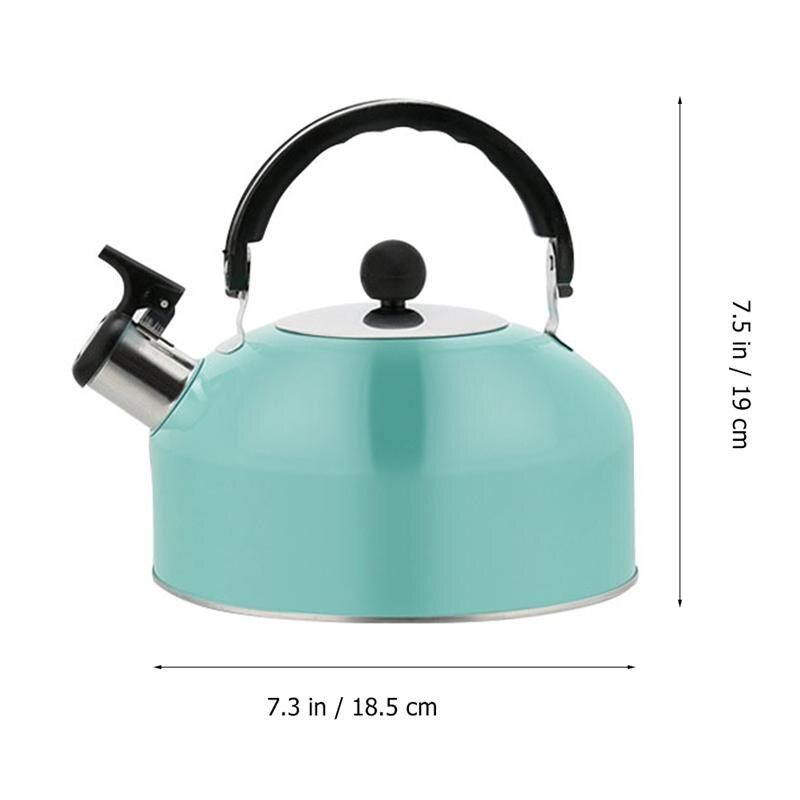 1 Pc Draagbare Lichtgewicht Praktische Duurzaam Kokend Ketel Fluitketel Thee Tettle Rvs Fluitketel Voor Thuis