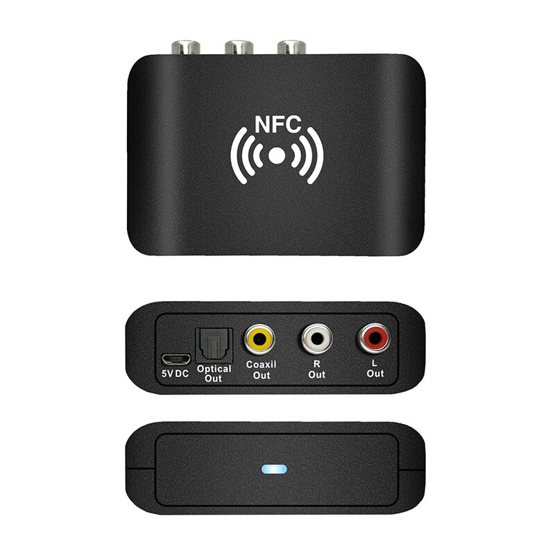 JINSERTA Wireless Auido Music 3.5mm RCA APTX A2DP AVRCP Adapter Bluetooth 5.0 Receiver Digital Analog Fiber Coaxial Adapters