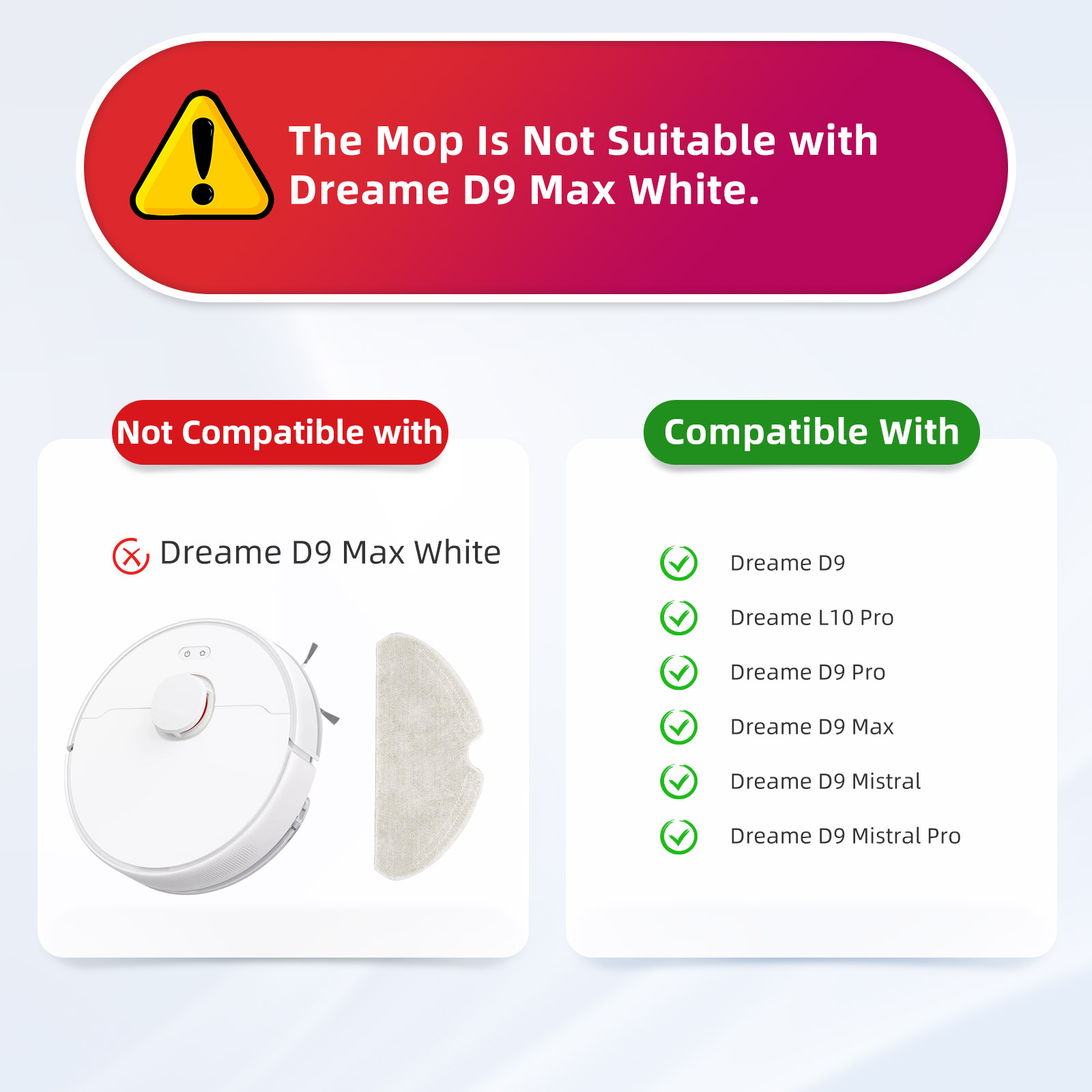Fit For ( Dreame D9, D9 Max, L10 Pro, Trouver LDS Finder ) Roller Side Brush Mop Water Tank Filter Dust Box Accessory Part