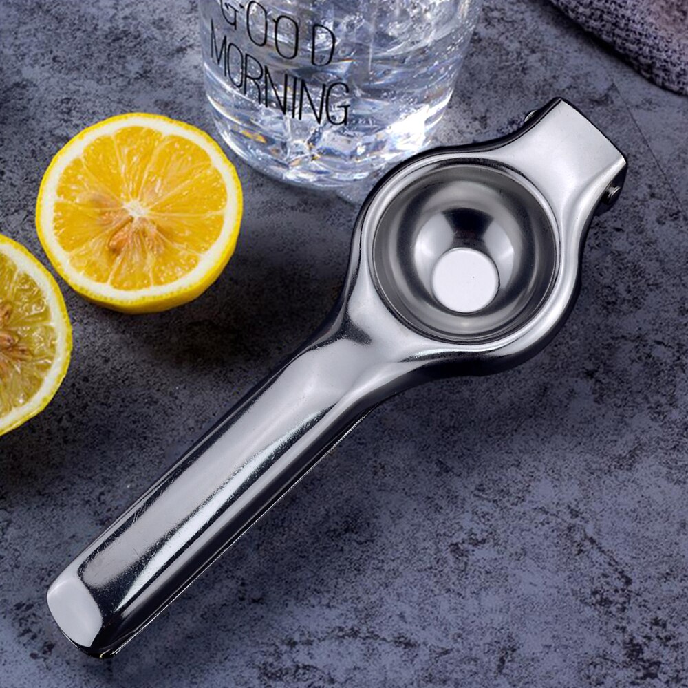 Exprimidor de limón de acero inoxidable, herramientas de cocina, prensador de zumo de frutas, utensilio de mango rápido
