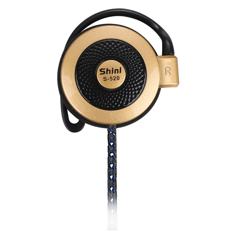 Shini auricolare S520 auricolare per uso generico cuffie con microfono per iPhone Samsung per Xiaomi tutti i telefoni cellulari: Gold