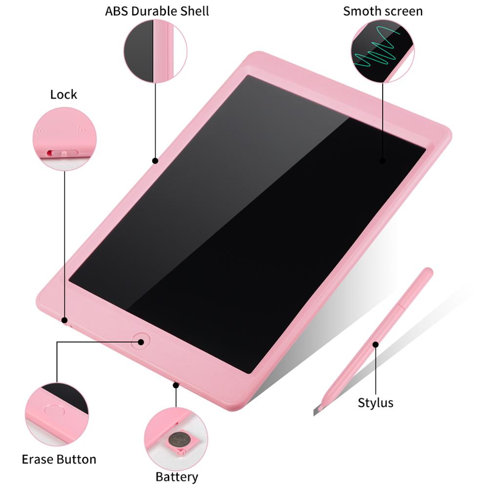8.5/10 inch LCD Writing Tablet with Lock key Digital Drawing Board Electronic Handwriting Pad Message Graphics Board