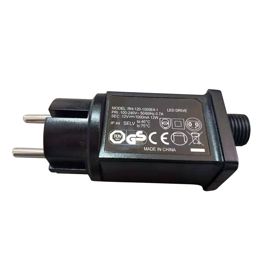 LED Transformer Replacement 12V 1A Class 2 Power Supply LED Transformer Replacement for String Light Inflatable Device US EU UK: EU