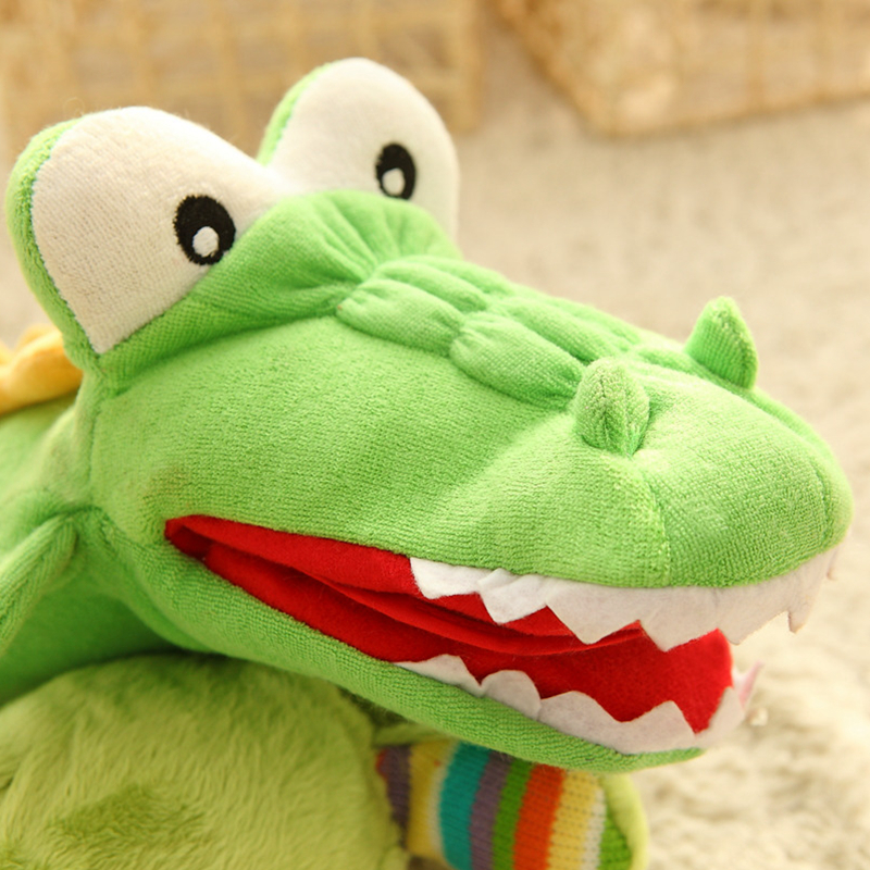 30cm søte kartongdyr frosk ulv hånddukke leker plysj dinosaurdukker kawaii dukke til baby låve bursdag til låve