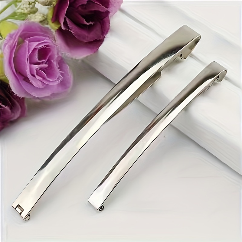 Set van  of 8 haarclips in vintage-stijl, eenvoudige en minimalistische metalen haaraccessoires voor gekleurd, in secties verdeeld en gedraaid haar, voor...