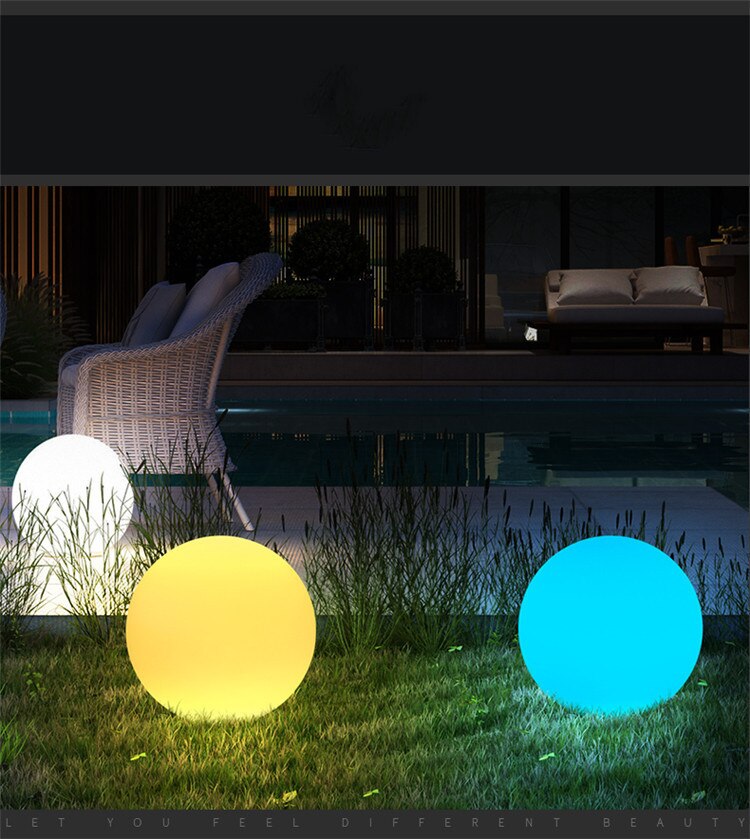 Ledd flytende undervannskule lampe 16 fargeskiftende rgb lys svømmebasseng fest nattlys til hage hage dekor lys 8cm