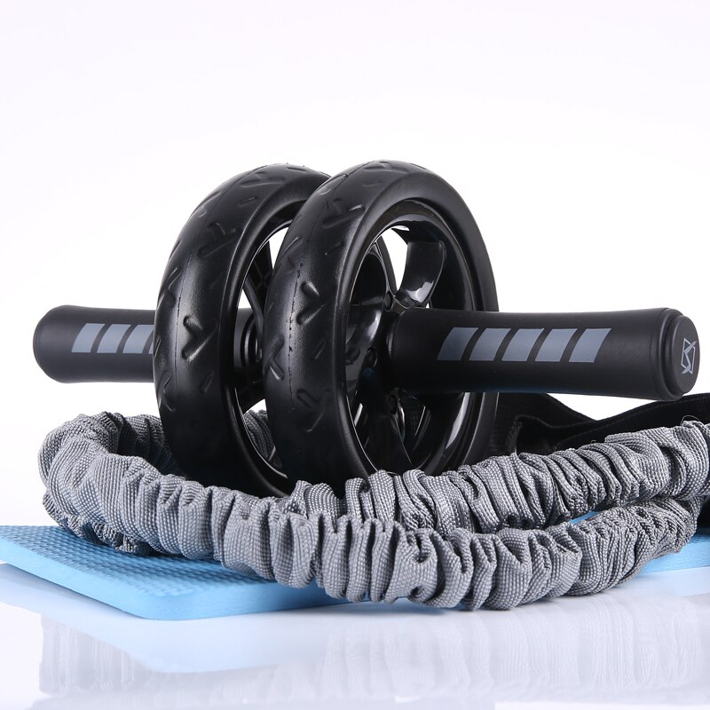 Abs Exercise Rope Muscle Abs pull rope set Exercise Double Wheel Abd... – Grandado