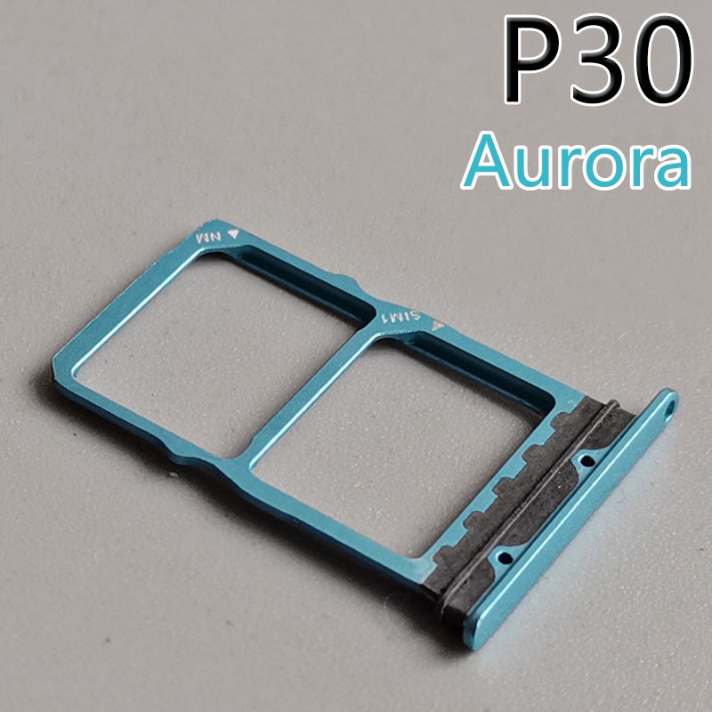 Mikro SD Karte Tablett Für Huawei P30 Lite SIM Karte Tablett Slot Sockel Halfter Adapter Ersatz Für Huawei P30 Profi VOG-L29 L09 L04: P30-Polarlicht