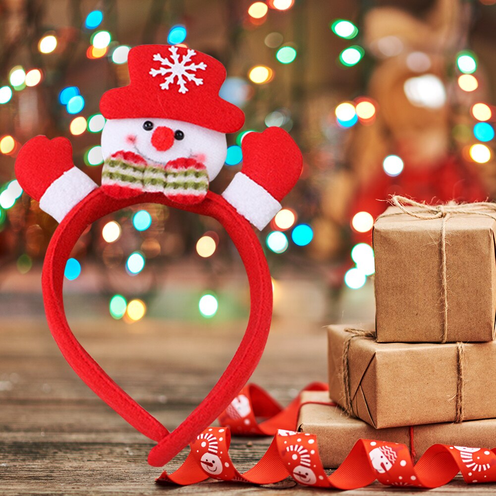 LED Flashing Christmas Hair Band Headband Glowing Xmas Hair Band Headwear Head Buckle Decoration Party Decoration