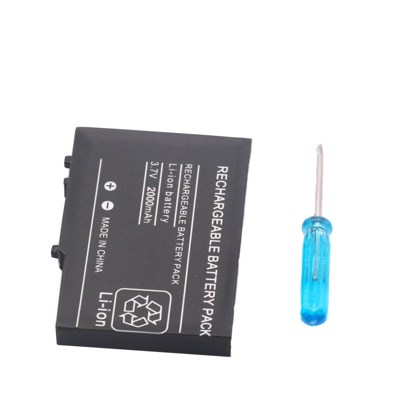 OENY 2000mAh 3.7V Rechargeable Lithium-ion Battery For Nintendo DS Lite Replacement Battery Pack With Mini Screwdriver for NDSL