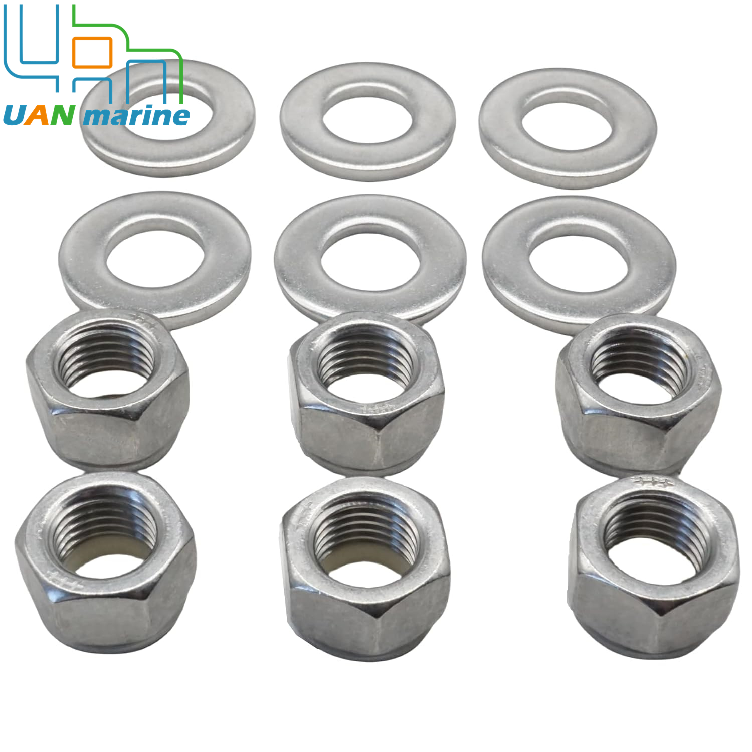 859116Q01 Outdrive Mounting Install Hardware Nut Washer Kit for MerCruiser Alpha 1 Gen 2 and Bravo Drives 11-859116Q01