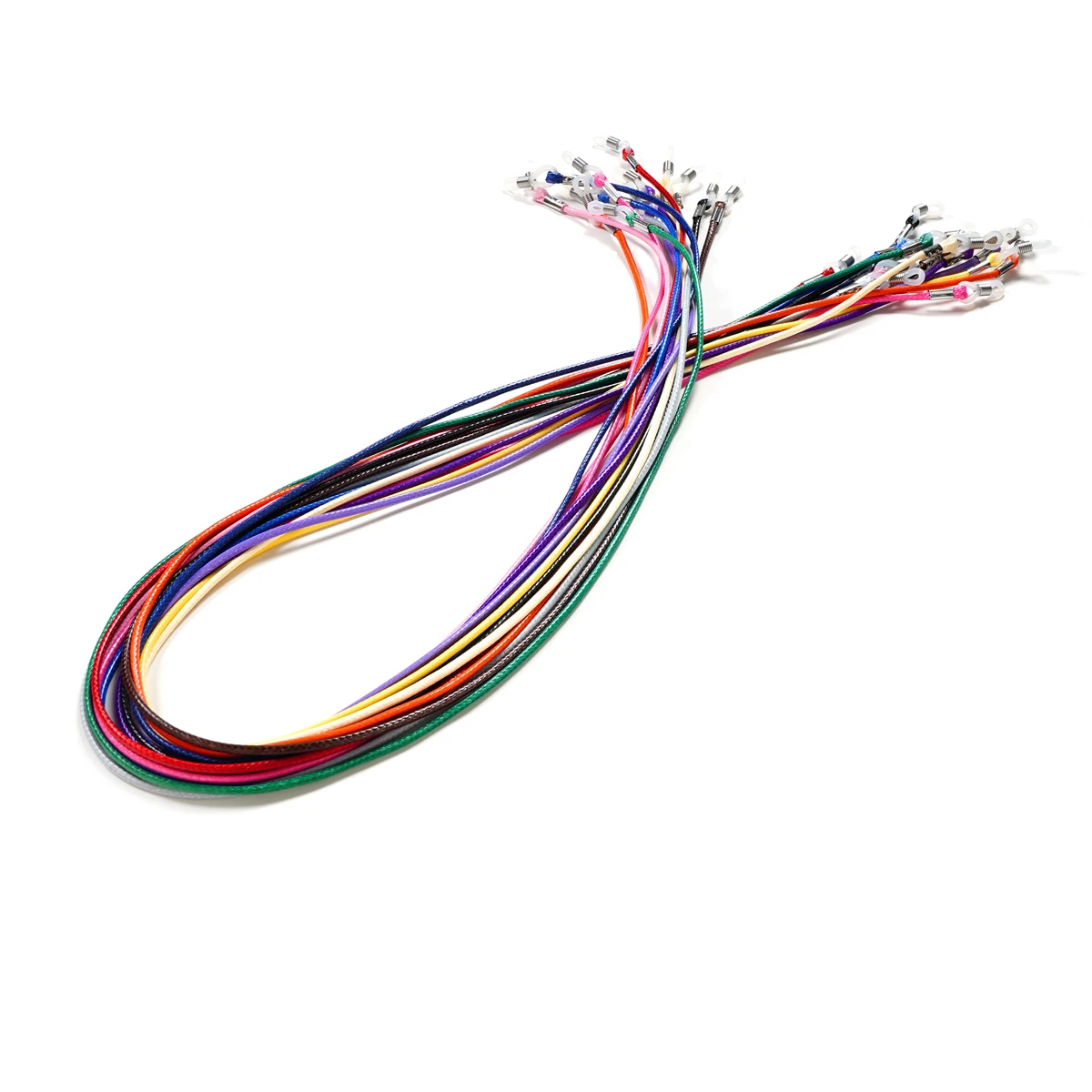 Solid Braided Glasses Strap Neck Cord Adjustable Sunglasses Eye Glasses Chain Rope Lanyard Holder Anti Slip Eyewear Accessory