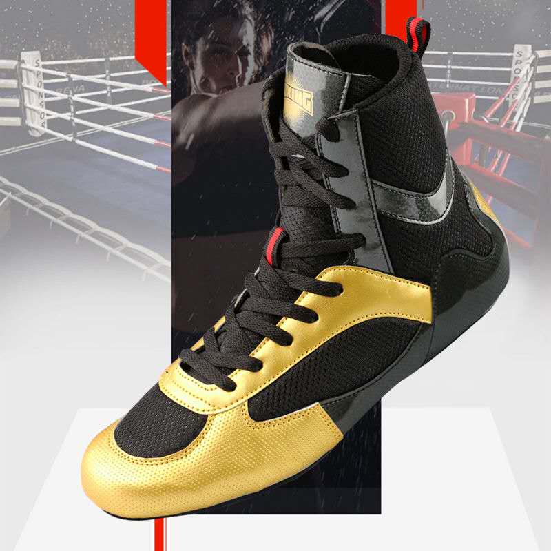 Men Yonth Wrestling Boxing Shoes Breathable Anti Slip Sport Training Sneakers Fighting Boots for Men Boxing Trainer