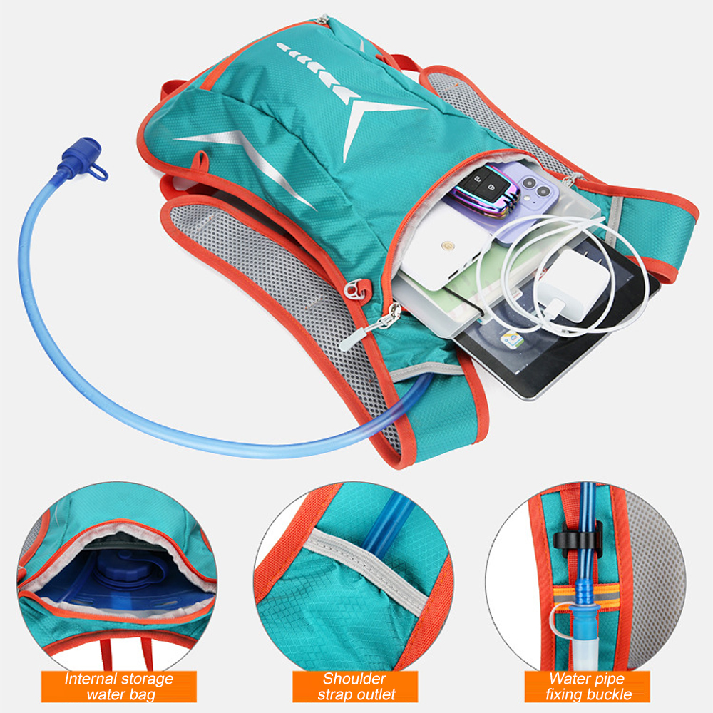 Hydratatierugzak Multifunctionele wandelrugzak, geïsoleerd drinkrugzak voor wandelen, fietsen, waterzak afzonderlijk