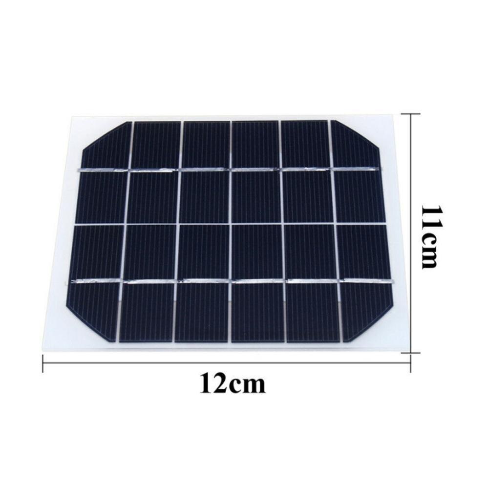 2w 6v solpanel magt batteri legetøjsoplader diy lille elproduktion solpaneler solpanel hus solgenerator solcelle