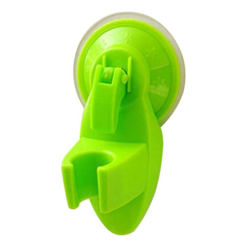 Verstelbare Badkamer Douche Sprinkler Houder Sterke Sucker Soort Douchekop Beugel Stand Voor Douche Montage Nozzle Hoofd Beugel: green