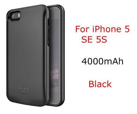 Neng 4000Mah Batterij Oplader Voor Iphone Se 5 5S Batterij Power Bank Opladen Charger Cover Case Voor IPhone6 6S 7 8 Plus: For 5 5S SE