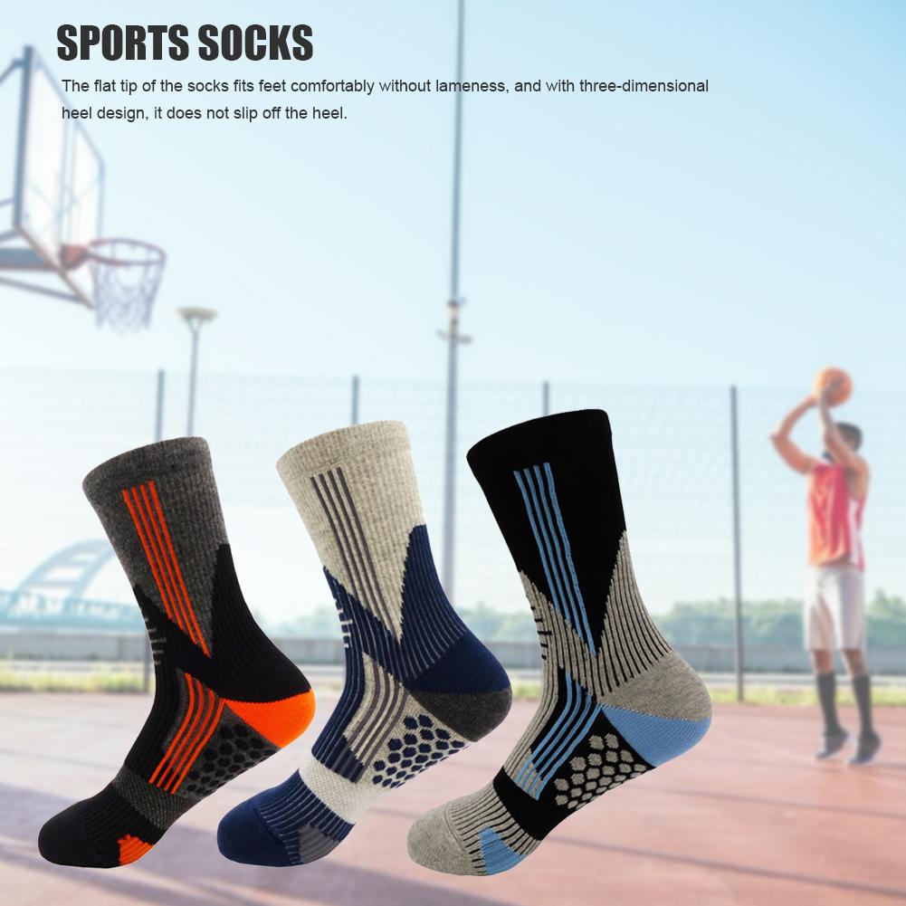 Calcetines de compresión para hombre, antideslizantes, con absorción de impacto, transpirables, para maratón, escalada de montaña