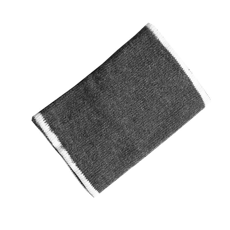 Sport håndledsbøjler sport bracer svedbånd lynlås håndledspung til løb basketball tennis sved håndledsstøtte bøjler 1pa: Mørkegrå hvid