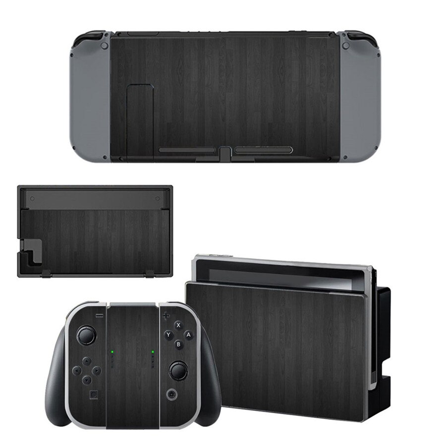 Struttura di legno di Stile Decalcomania Del Vinile Autoadesivo Della Pelle Per Nintend Interruttore NS NX Console & Joy-con Accessori del Gioco 15 stili: Style 7