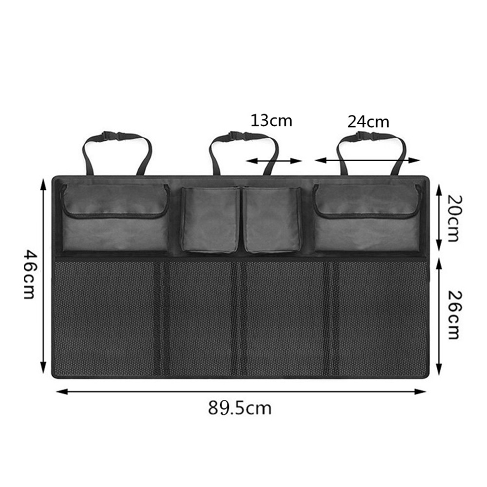 Auto Multi-Pocket Kofferbak Organisator Grote Capaciteit Vouwen Opbergtas Kofferbak Opbergen En Opruimen Kofferbak Organizer Auto Accessoires