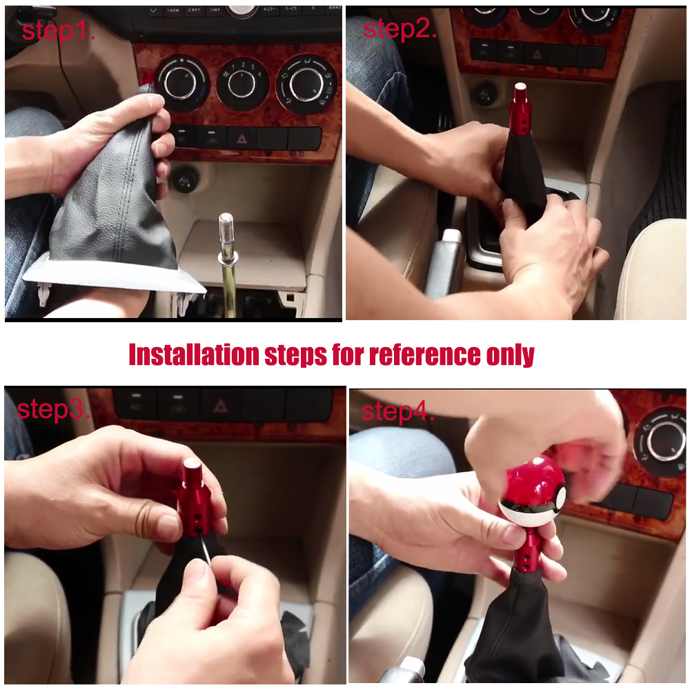 RASTP-JDM Racing Universal Aluminum Shift Knob Adapter Fit for Non Threaded Shifter Auto shifters M12x1.25mm/M10x1.5mm RS-SFN057