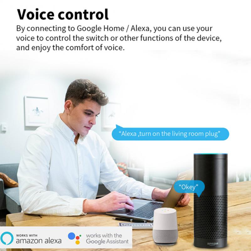 Aubess tuya zigbee smart plug 16a 20a eu ajastin pistorasia virtamonitori älykäs elämä sovelluksen ohjaus toimii alexan ja google home