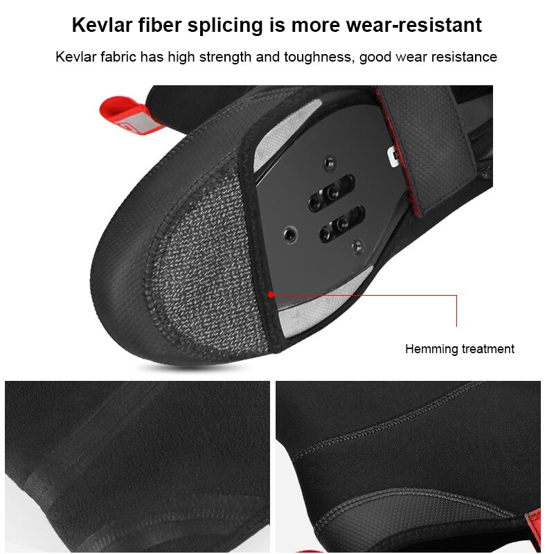 Cubierta de calzado deportivo para ciclismo, cubrezapatos térmicos de neopreno, para invierno