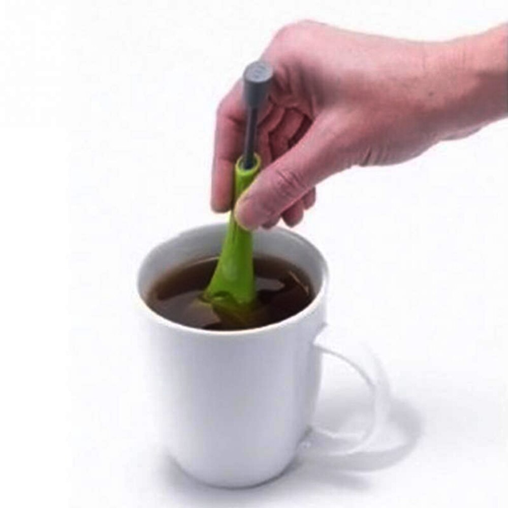 Sunn matte karakter smak Total te infuser duppeditt måle virvel bratt røre og trykk plast te og kaffe sil te filter