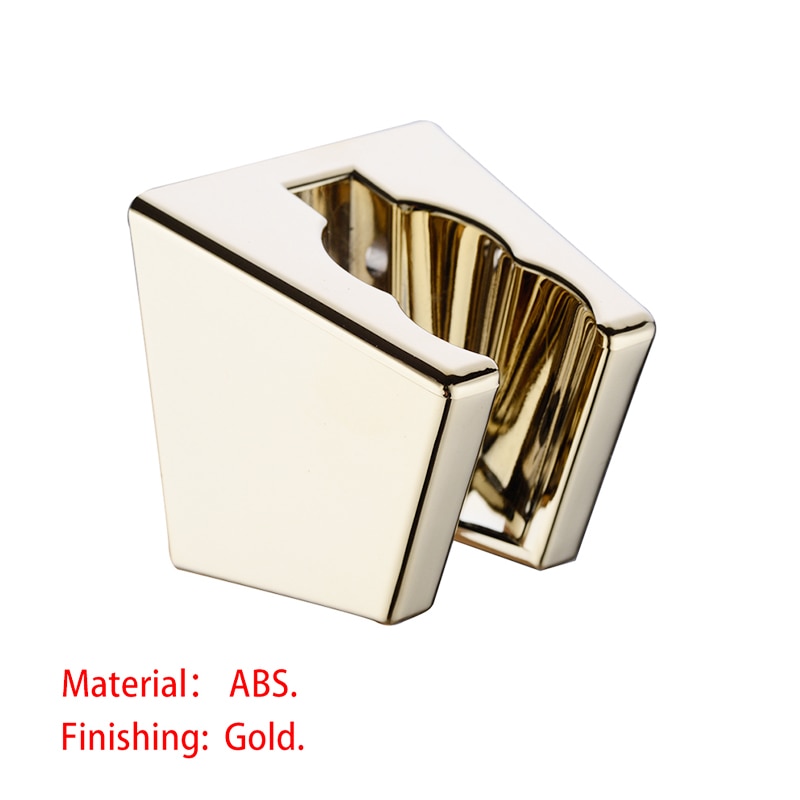 ABS Handheld Shower Spray Head Holder Bracket Wall Mount for Bathroom Hand Sprayer Wand Brushed Nickel, Matte Black, Gold.