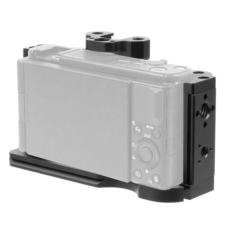 BGNing Aluminium Kamera KäFeige bilden-passend für Sony ZV1 Anlage Vlog mit Arri Kalten Schuh Montieren 1/4 &quot;3/8&quot; See für Mic-Licht DSLR