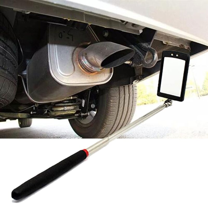 Extensible Miroir D'inspection, LAMPE À LED D'endoscope, 360 ° Rotation rétractable Éclairé Outil Pour mécanicien, un Inspecteur en bâtiment