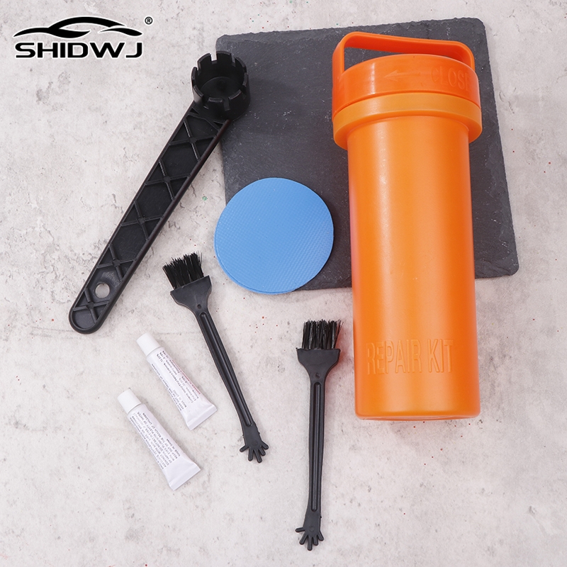 SUP-reparatieset met PVC-patches en lijm voor opblaasboten Draagbare stand-up paddleboard-reparatieset met sleutel voor kajakboot