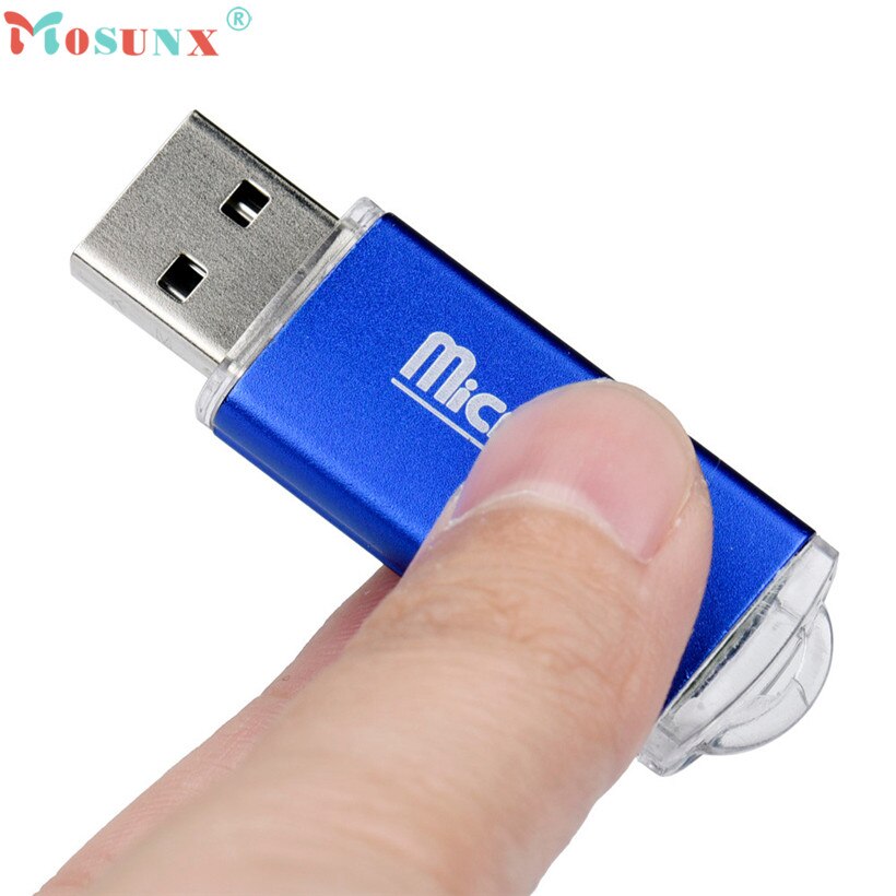 Mosunx Advanced Reader Portable USB 2.0 Card Reader Adapter Micro SD SDHC Memory 1PC