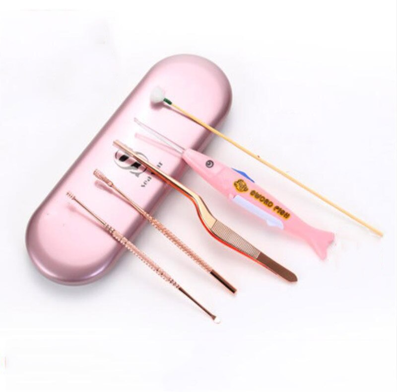 HANRIVER Graven oorsmeer lepel graven oor apparaat nemen oor kit pick knop oorsmeer pincet