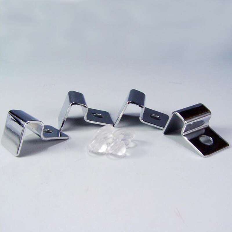 6/8/10mm Stainless Steel Glass Support Frame Hanging Foot Folding Aquarium Tank Fish Tank Glass Cover Clip Support Brackets