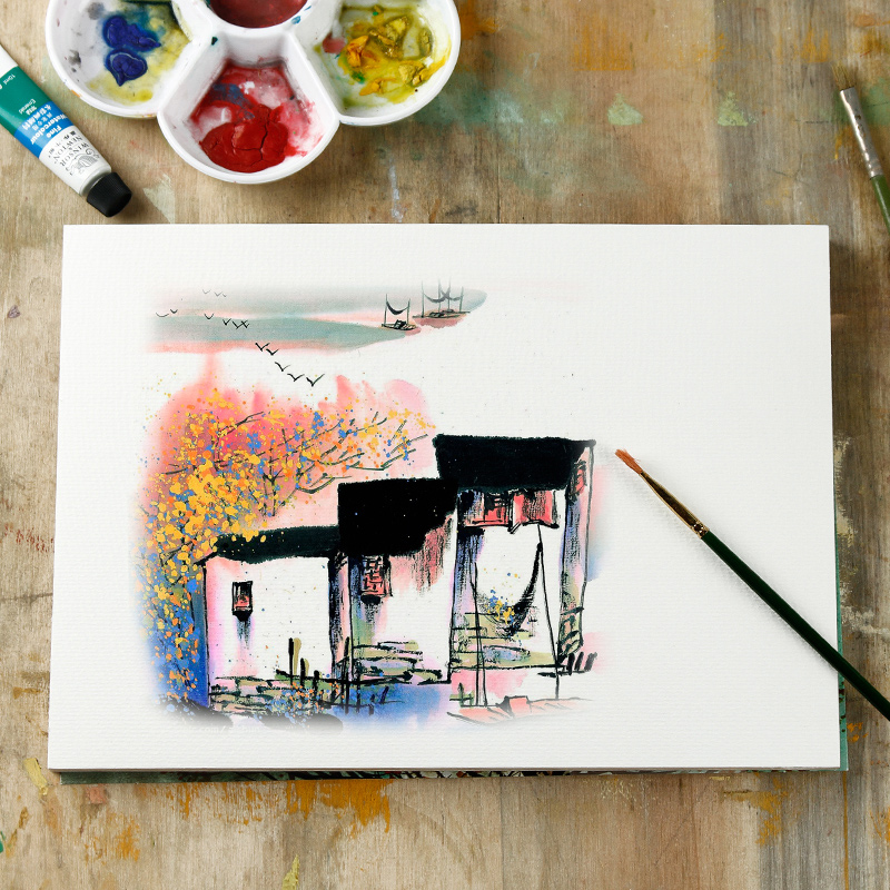 A3/A4/A5 sketch watercolor paper water soluble color lead gouache paper drawing paper blank adult drawing art supplies