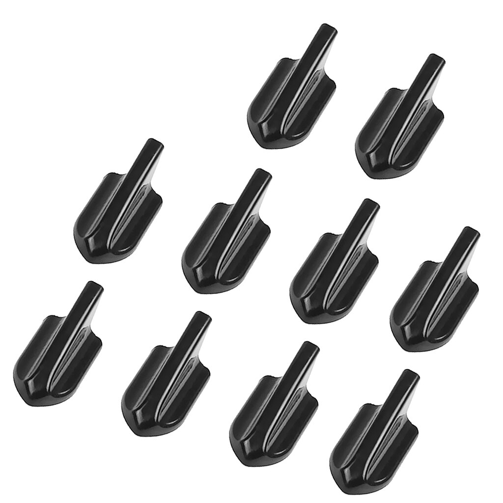 10 Pcs Universal Car Air Vortex Generator EVO-Style Roof Shark Diffuser Fin Spoiler Wing Generator Kit ABS Car Accessories